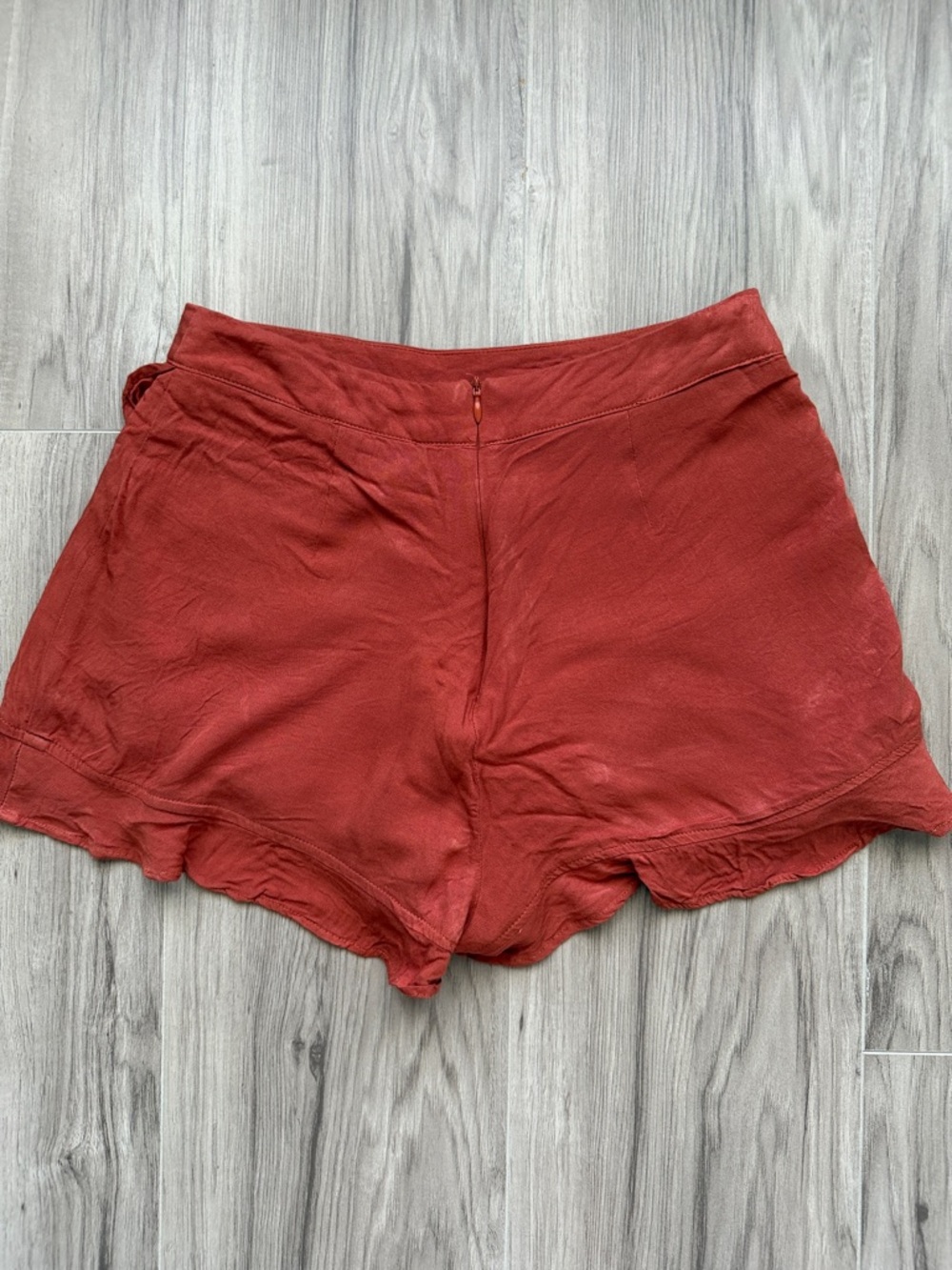 Altar'd State Rust Ruffle Skort - Picture 3 of 4